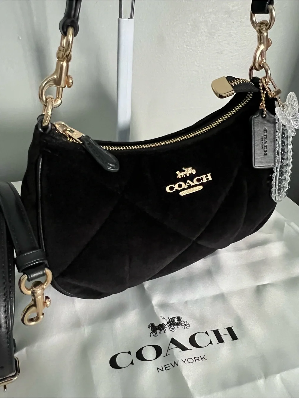 Coach Teri Shoulder Bag With Quilting